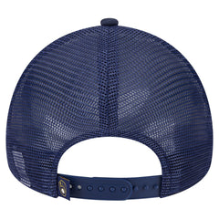 Milwaukee Brewers New Era Distressed 9FORTY A-Frame Adjustable Trucker Hat - White - New Era Online