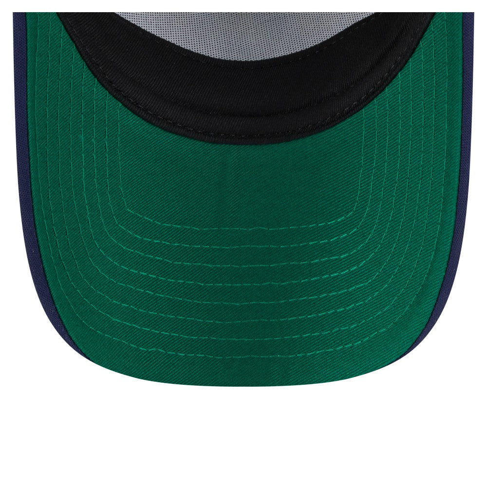 Milwaukee Brewers New Era Distressed 9FORTY A-Frame Adjustable Trucker Hat - White - New Era Online
