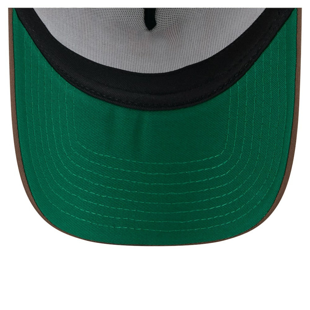 San Diego Padres New Era Distressed 9FORTY A-Frame Adjustable Trucker Hat - Brown - New Era Sale