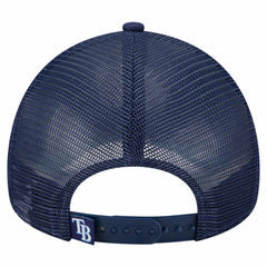 Tampa Bay Rays New Era Distressed 9FORTY A-Frame Adjustable Trucker Hat - Navy - New Era on Sale