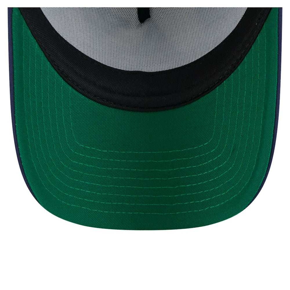 Tampa Bay Rays New Era Distressed 9FORTY A-Frame Adjustable Trucker Hat - Navy - New Era on Sale