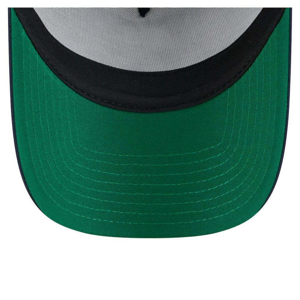 Chicago Cubs New Era Distressed 9FORTY A-Frame Adjustable Trucker Hat - White/Navy - New Era Discount