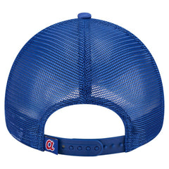 Atlanta Braves New Era Trucker A-Frame 9FORTY Adjustable Hat - White/Royal - New Era on Sale