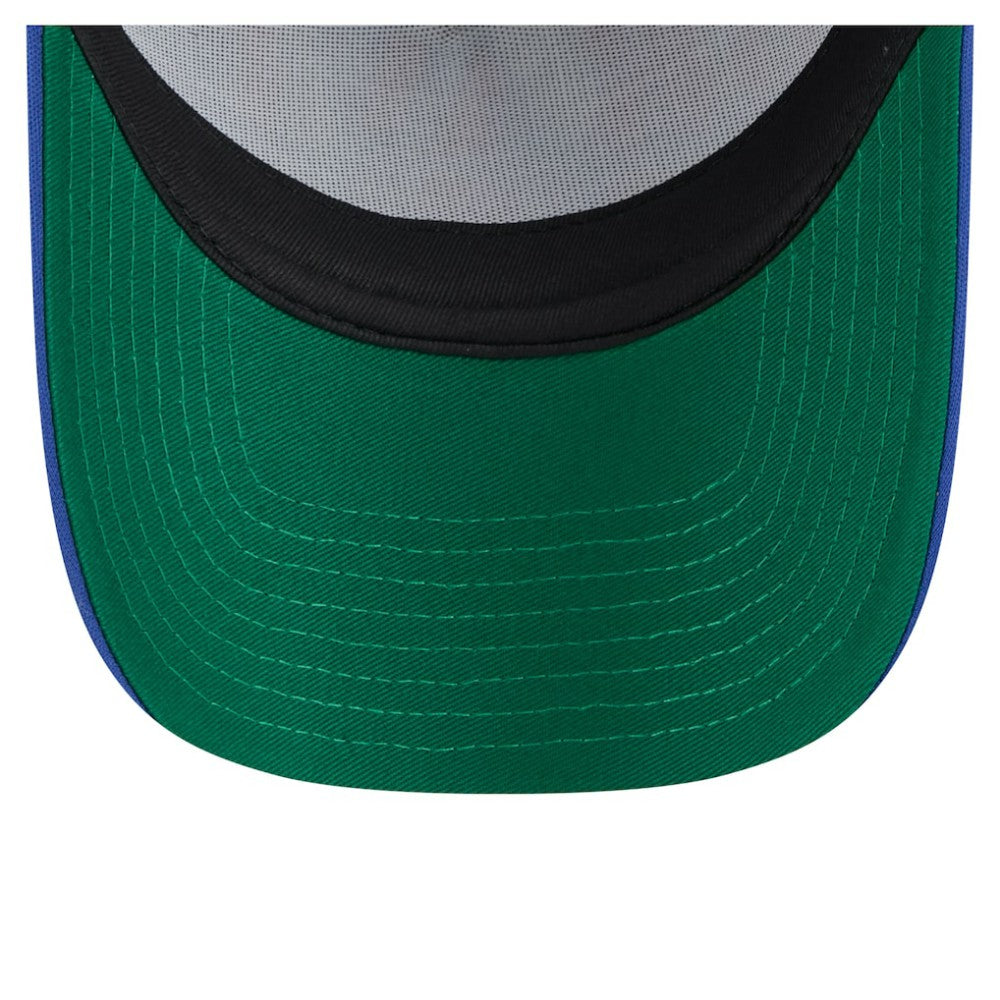 Atlanta Braves New Era Trucker A-Frame 9FORTY Adjustable Hat - White/Royal - New Era on Sale