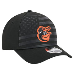 Baltimore Orioles New Era American Flag 9FORTY M-Crown A-Frame Adjustable Hat - Black - New Era Sale
