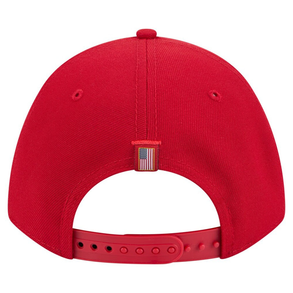 Washington Nationals New Era American Flag 9FORTY M-Crown A-Frame Adjustable Hat - Red - New Era Lifestyle
