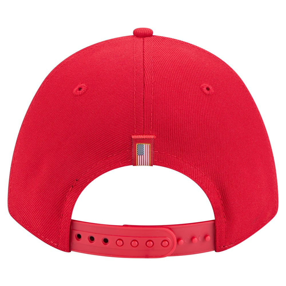 Los Angeles Angels New Era American Flag 9FORTY M-Crown A-Frame Adjustable Hat - Red - New Era on Sale