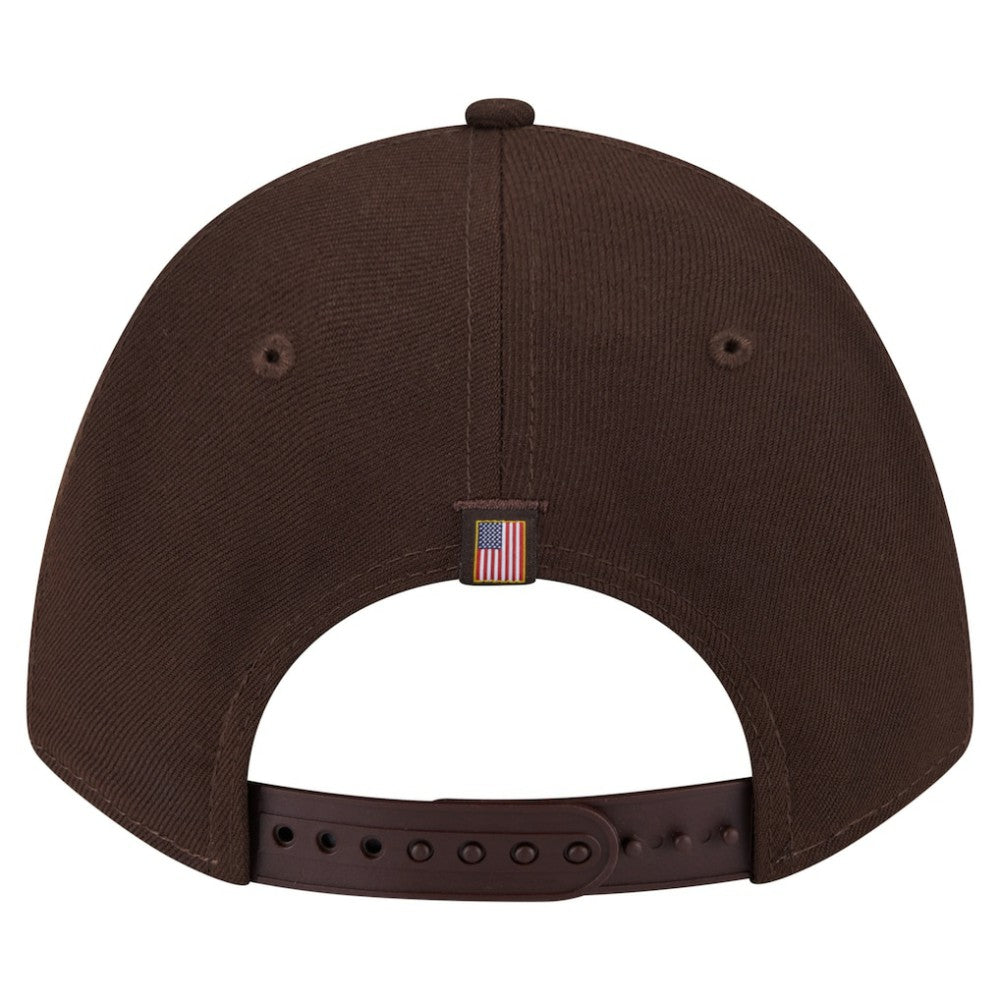 San Diego Padres New Era American Flag 9FORTY M-Crown A-Frame Adjustable Hat - Brown - New Era on Sale