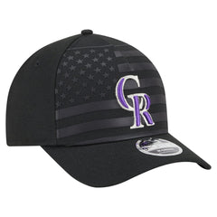 Colorado Rockies New Era American Flag 9FORTY M-Crown A-Frame Adjustable Hat - Black - New Era Sale