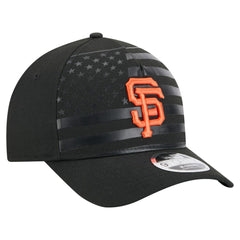 San Francisco Giants New Era American Flag 9FORTY M-Crown A-Frame Adjustable Hat - Black - New Era Online