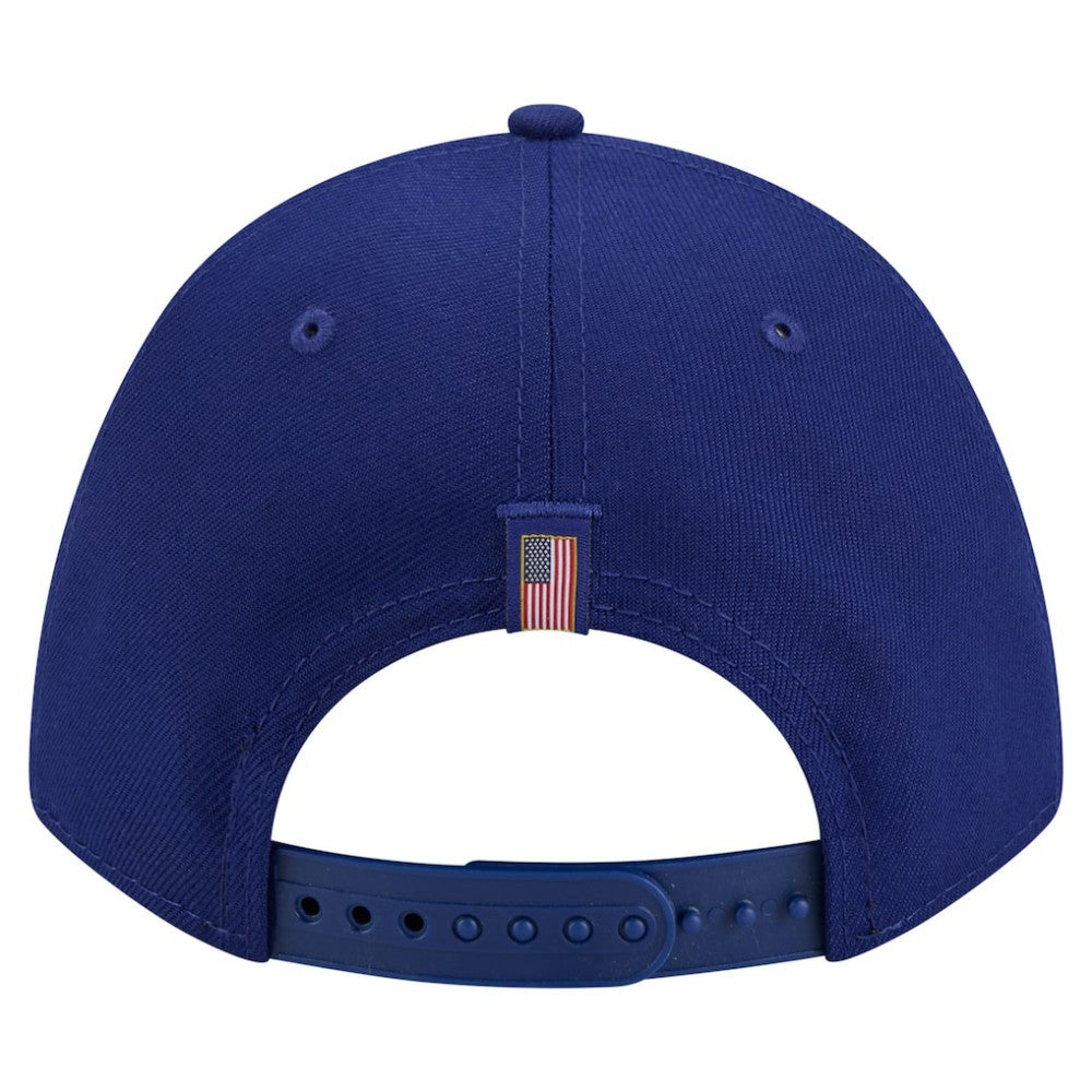 Texas Rangers New Era American Flag 9FORTY M-Crown A-Frame Adjustable Hat - Royal - New Era Online