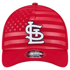 St. Louis Cardinals New Era American Flag 9FORTY M-Crown A-Frame Adjustable Hat - Red - New Era Discount