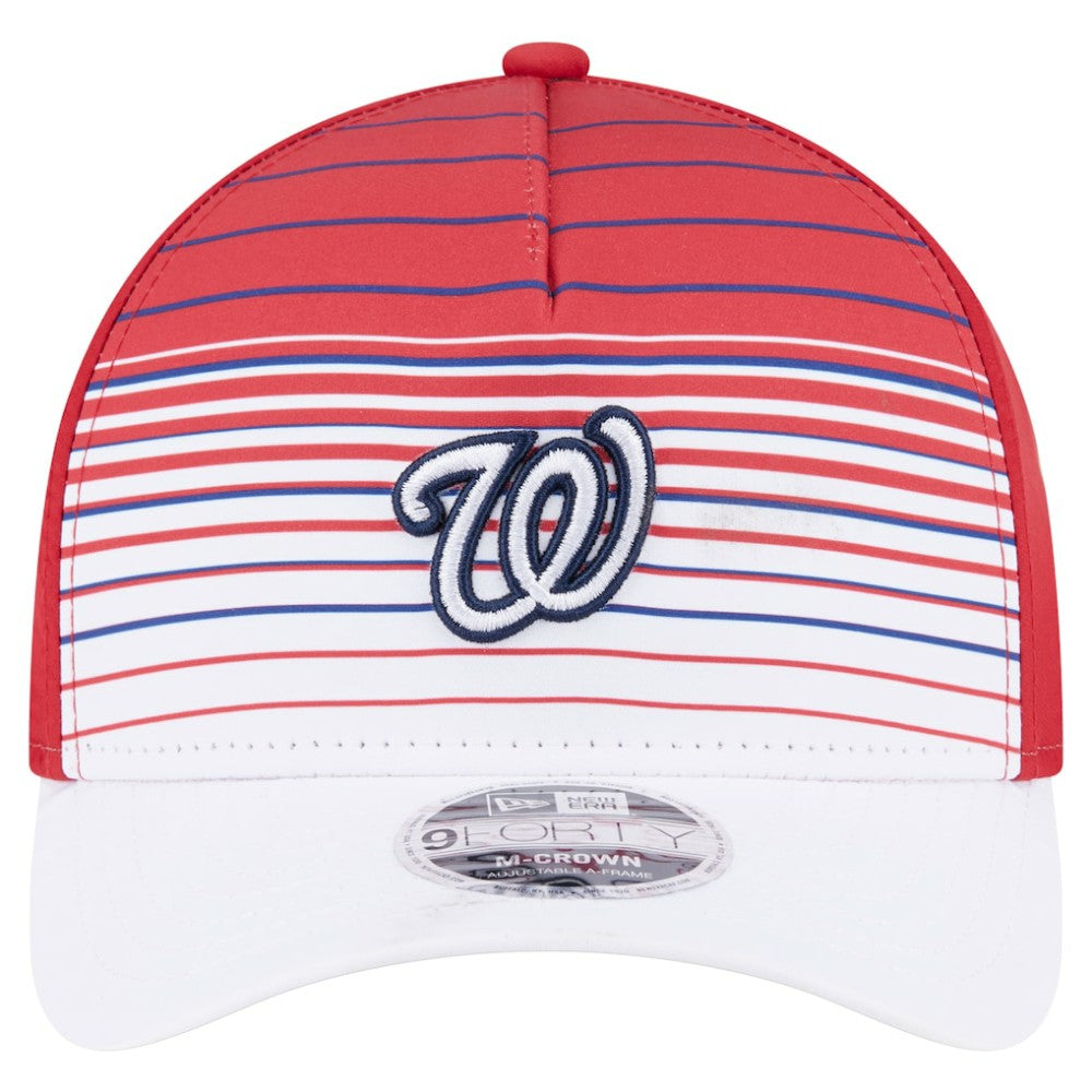 Washington Nationals New Era Gradient 9FORTY M-Crown Adjustable Hat - Red - New Era on Sale