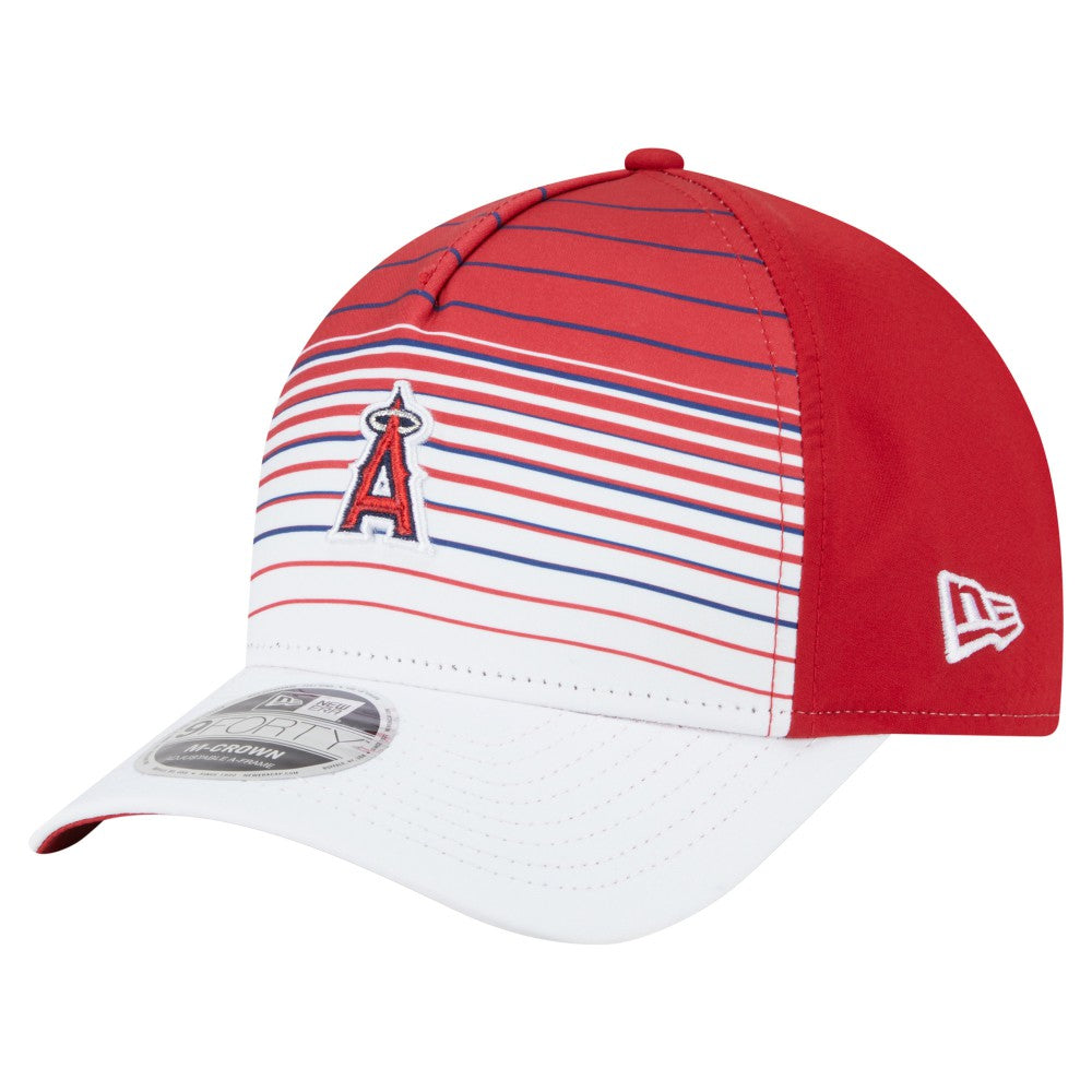 Los Angeles Angels New Era Gradient 9FORTY M-Crown Adjustable Hat - Red - New Era Online