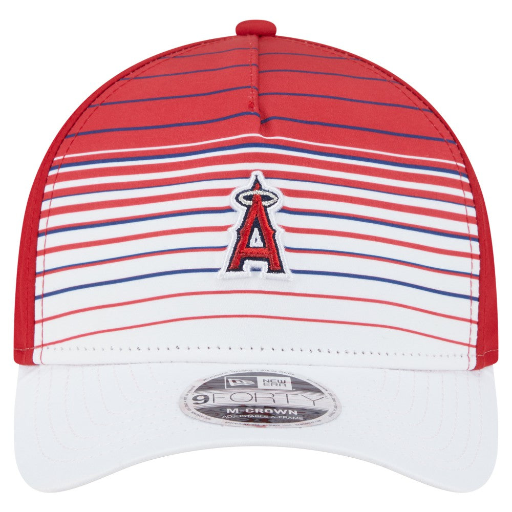 Los Angeles Angels New Era Gradient 9FORTY M-Crown Adjustable Hat - Red - New Era Online