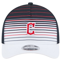 Cleveland Guardians New Era Gradient 9FORTY M-Crown Adjustable Hat - Navy - New Era Lifestyle