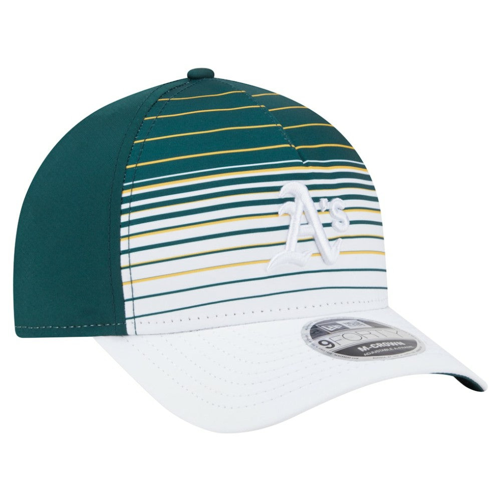 Athletics New Era Gradient 9FORTY M-Crown Adjustable Hat - Green - New Era Lifestyle