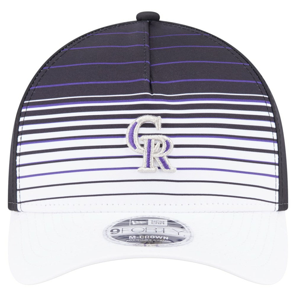Colorado Rockies New Era Gradient 9FORTY M-Crown Adjustable Hat - Black - New Era Online