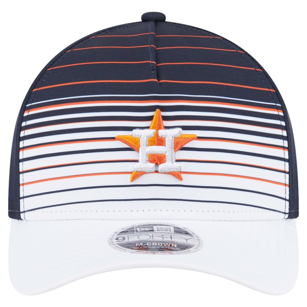 Houston Astros New Era Gradient 9FORTY M-Crown Adjustable Hat - Navy - New Era Discount