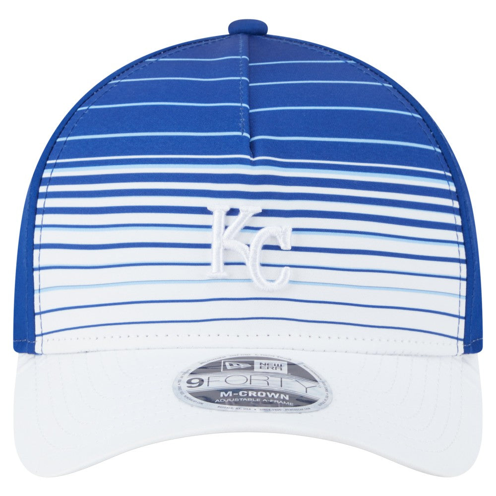 Kansas City Royals New Era Gradient 9FORTY M-Crown Adjustable Hat - Royal - New Era Sale