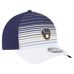 Milwaukee Brewers New Era Gradient 9FORTY M-Crown Adjustable Hat - Navy - New Era Online