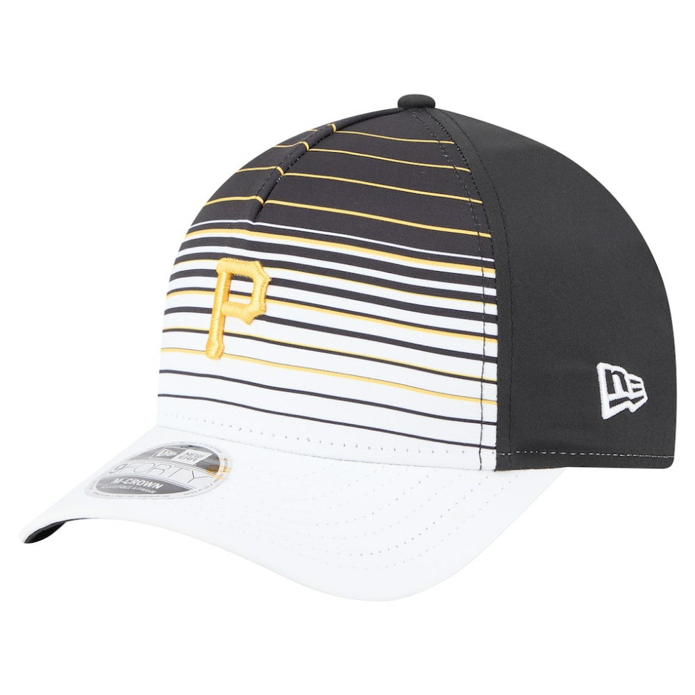 Pittsburgh Pirates New Era Gradient 9FORTY M-Crown Adjustable Hat - Black - New Era on Sale