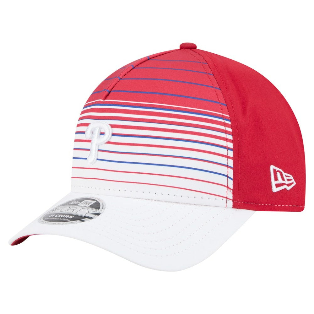 Philadelphia Phillies New Era Gradient 9FORTY M-Crown Adjustable Hat - Red - New Era Sale