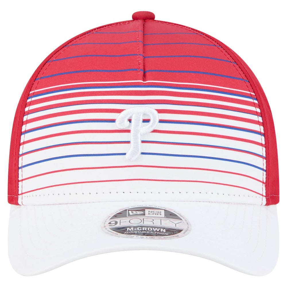 Philadelphia Phillies New Era Gradient 9FORTY M-Crown Adjustable Hat - Red - New Era Sale