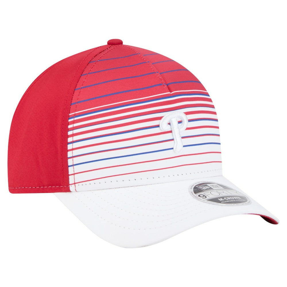 Philadelphia Phillies New Era Gradient 9FORTY M-Crown Adjustable Hat - Red - New Era Sale
