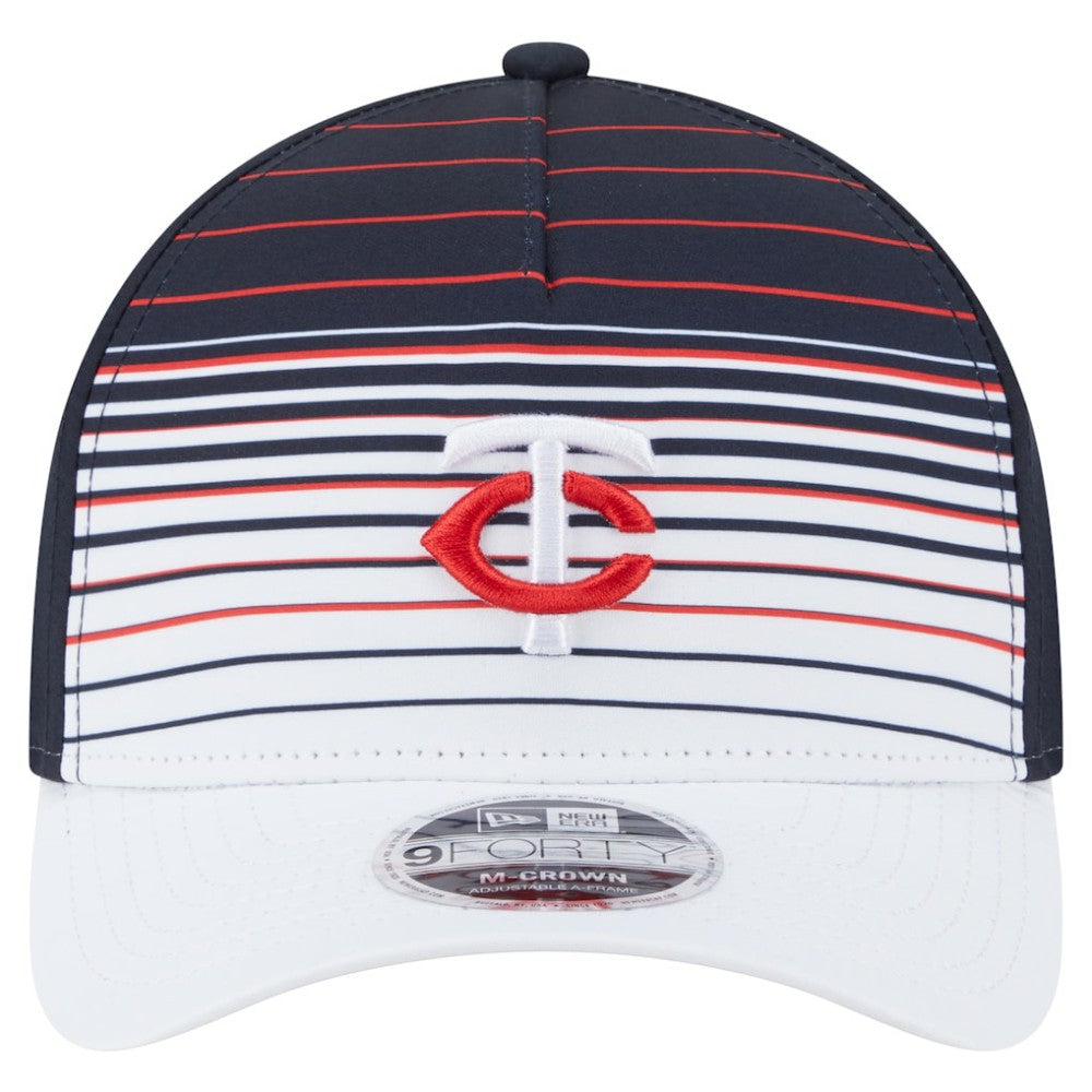 Minnesota Twins New Era Gradient 9FORTY M-Crown Adjustable Hat - Navy - New Era Lifestyle