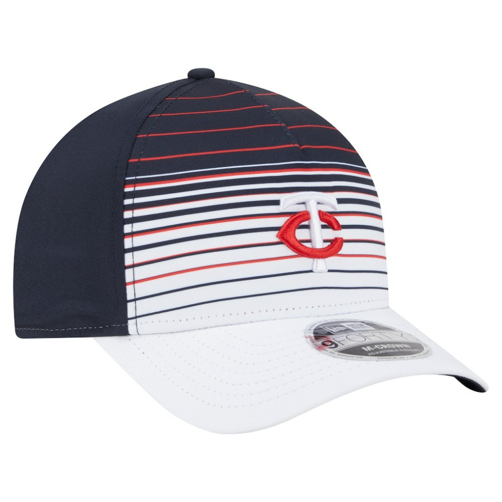 Minnesota Twins New Era Gradient 9FORTY M-Crown Adjustable Hat - Navy - New Era Lifestyle