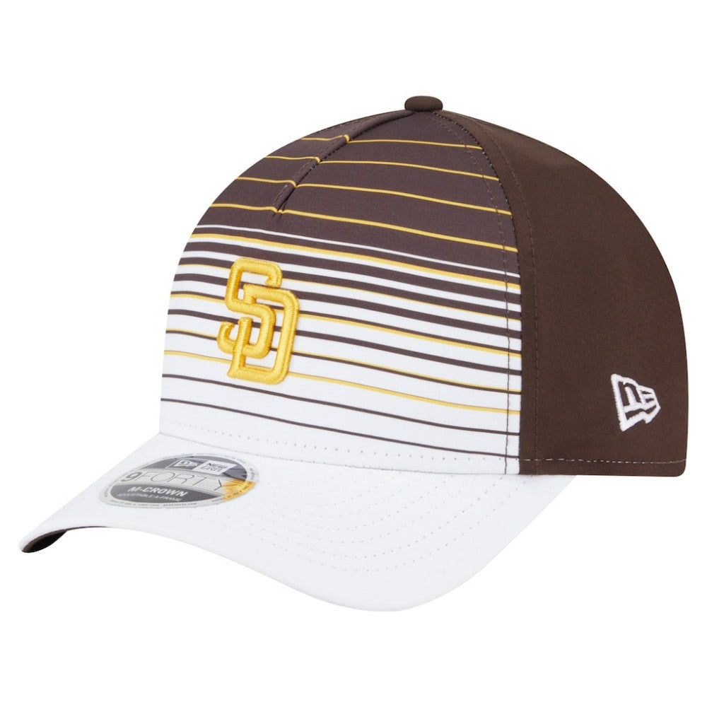 San Diego Padres New Era Gradient 9FORTY M-Crown Adjustable Hat - Brown - New Era Online