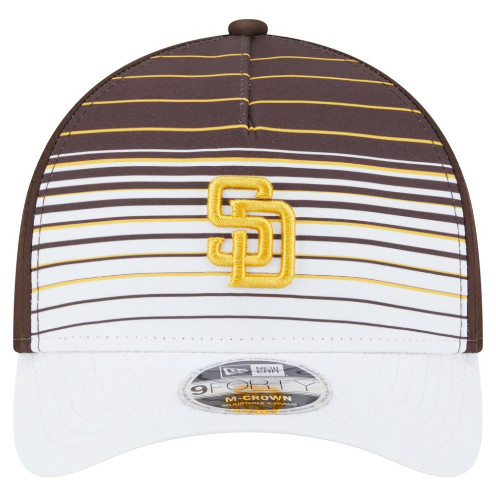 San Diego Padres New Era Gradient 9FORTY M-Crown Adjustable Hat - Brown - New Era Online