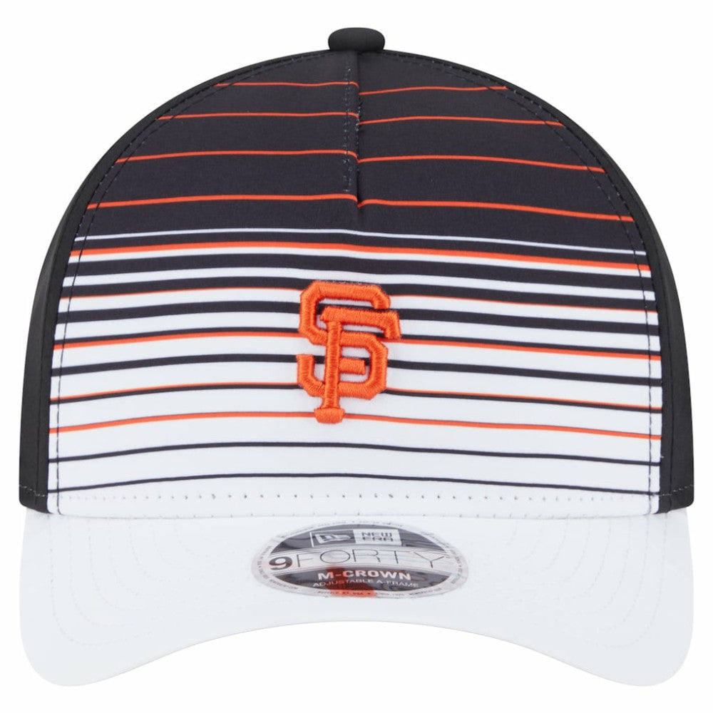 San Francisco Giants New Era Gradient 9FORTY M-Crown Adjustable Hat - Black - New Era Online