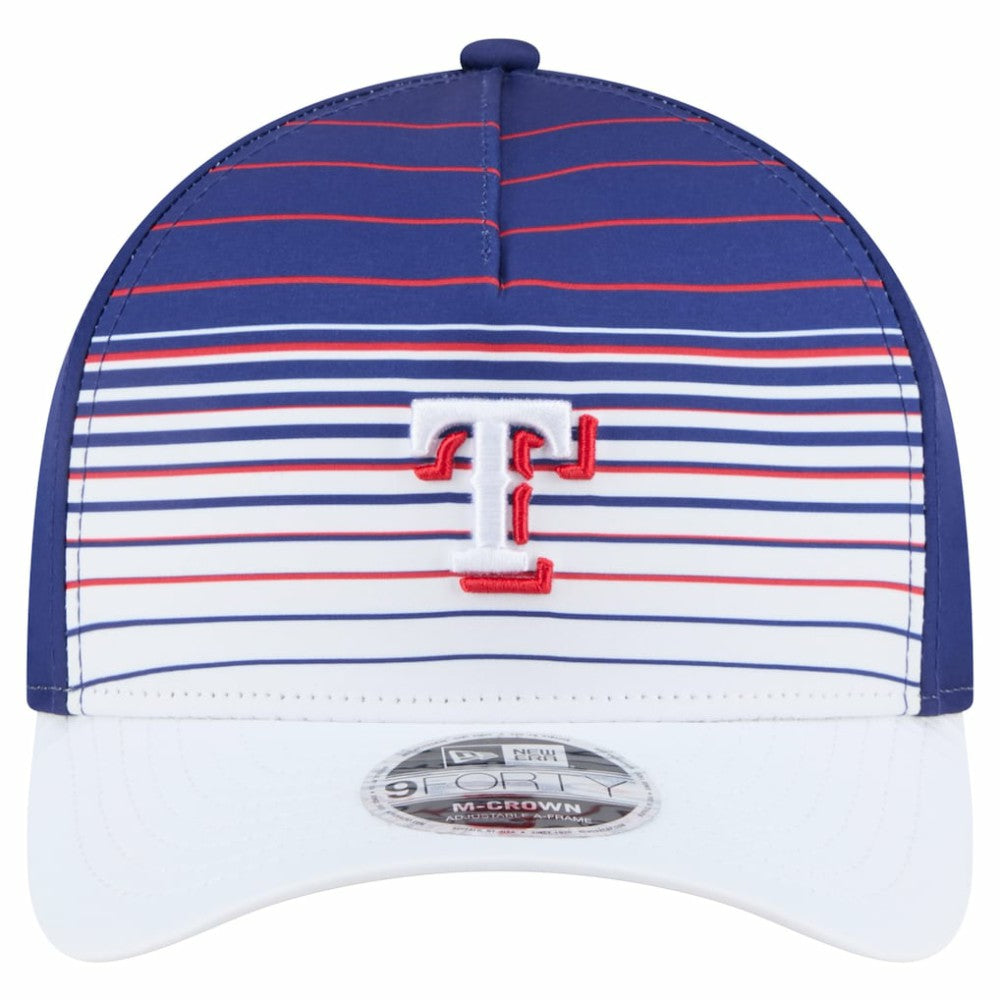 Texas Rangers New Era Gradient 9FORTY M-Crown Adjustable Hat - Royal - New Era Lifestyle