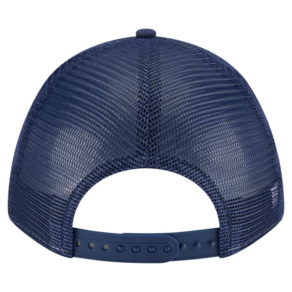 Miami Marlins New Era 2-Tone Color Pack 9FORTY M-Crown A-Frame Adjustable Hat - Light Blue/Navy - New Era Online