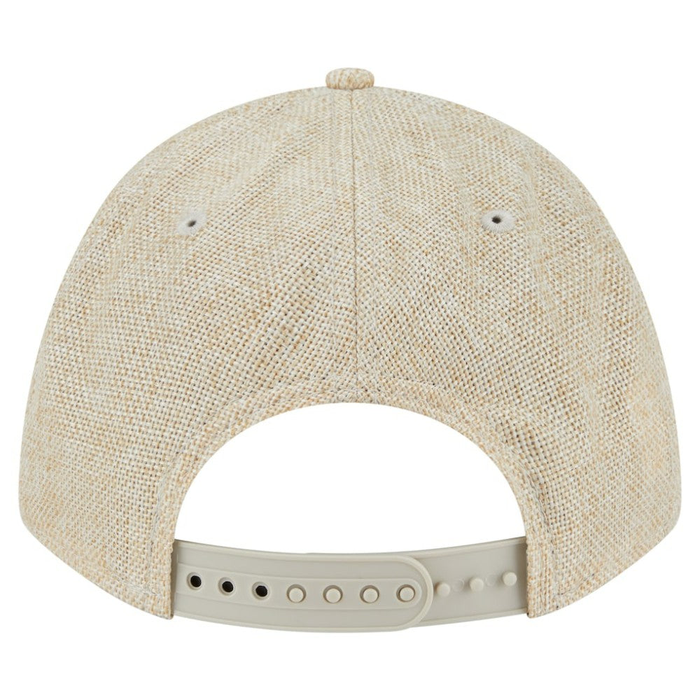 Athletics New Era Cotton Weave M-Crown A-Frame 9FORTY Adjustable Hat - Beige - New Era Sale