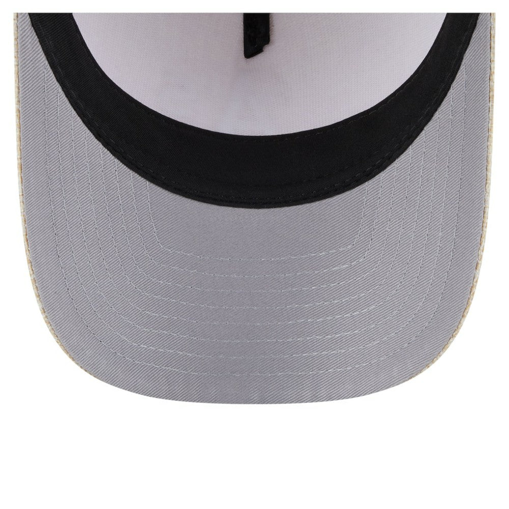 Athletics New Era Cotton Weave M-Crown A-Frame 9FORTY Adjustable Hat - Beige - New Era Sale