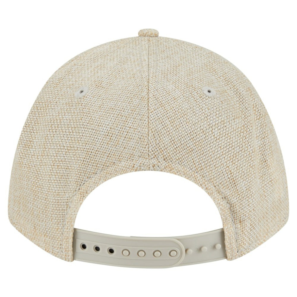 Pittsburgh Pirates New Era Cotton Weave M-Crown A-Frame 9FORTY Adjustable Hat - Beige - New Era Lifestyle