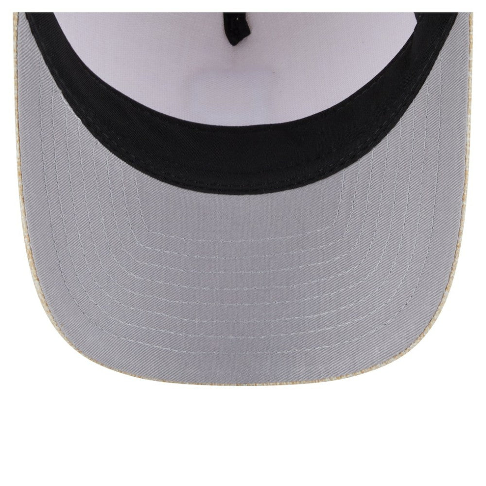 Pittsburgh Pirates New Era Cotton Weave M-Crown A-Frame 9FORTY Adjustable Hat - Beige - New Era Lifestyle