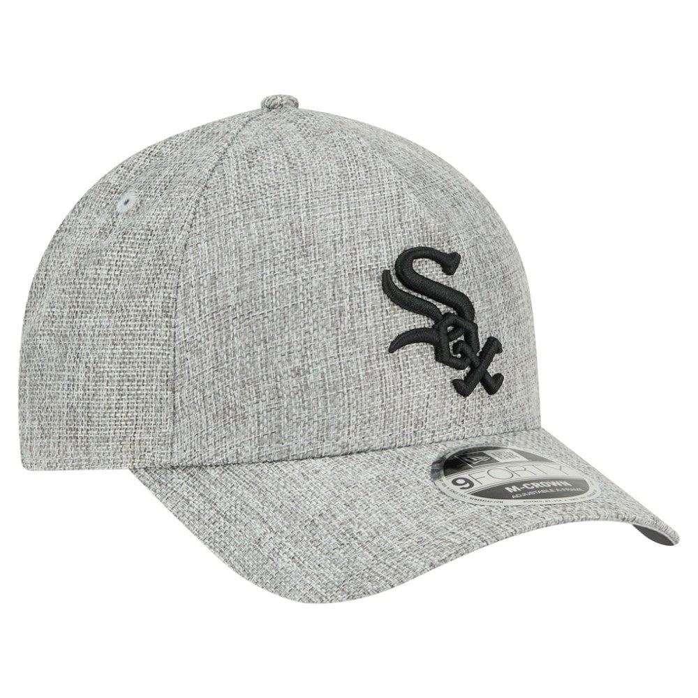 Chicago White Sox New Era Cotton Weave M-Crown A-Frame 9FORTY Adjustable Hat - Gray - New Era on Sale