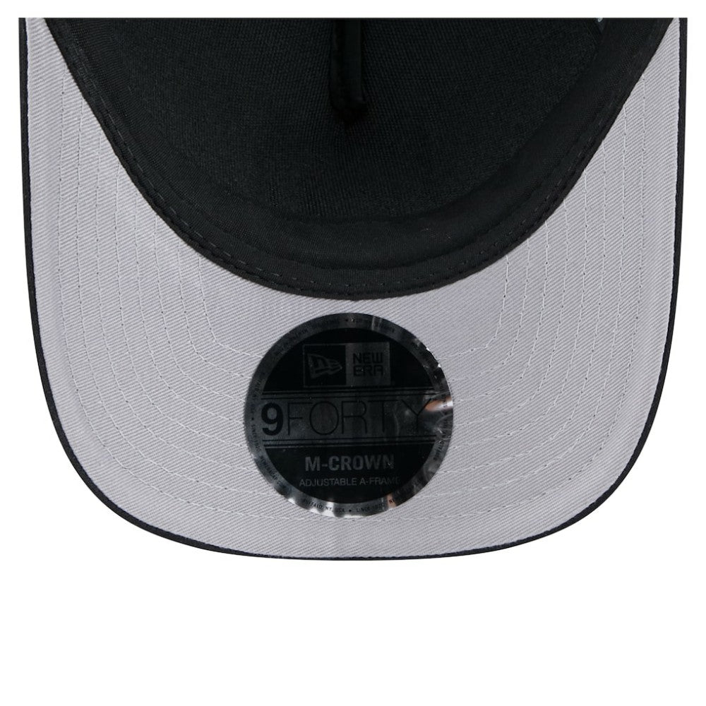 San Diego Padres New Era Gradient 9FORTY A-Frame M-Crown Trucker Adjustable Hat - Black - New Era on Sale