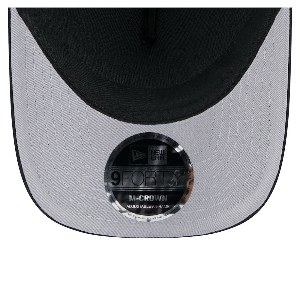 Chicago Cubs New Era Gradient 9FORTY A-Frame M-Crown Trucker Adjustable Hat - Black - New Era Discount