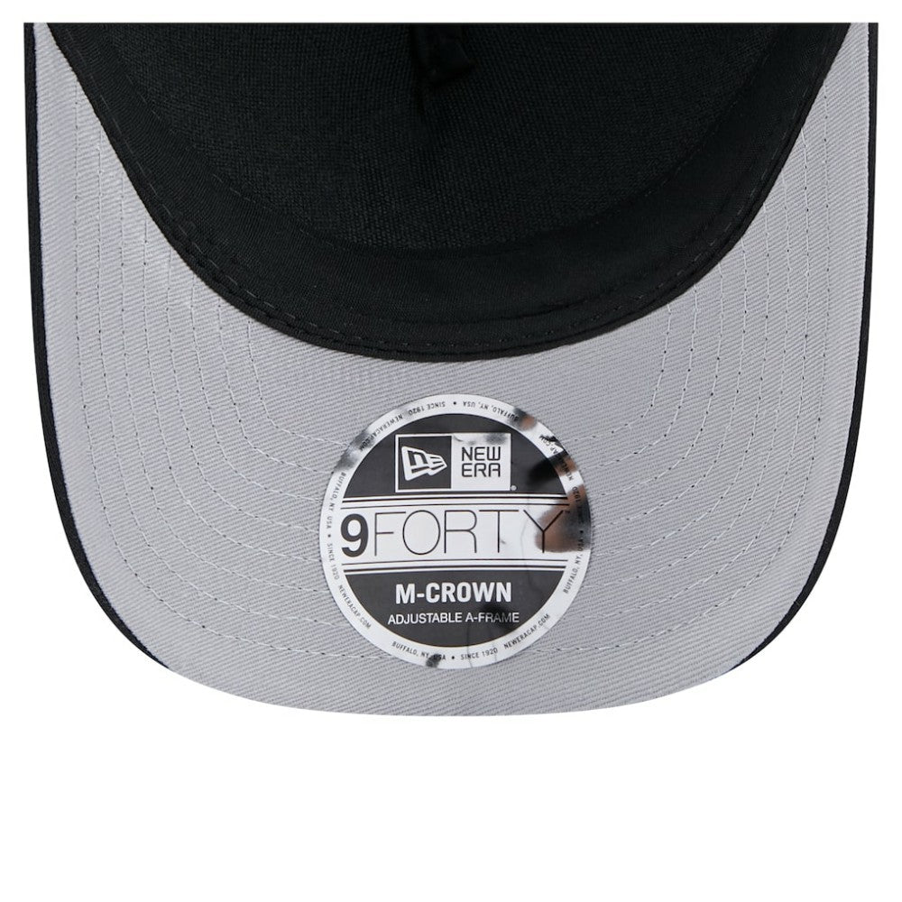 Atlanta Braves New Era Gradient 9FORTY A-Frame M-Crown Trucker Adjustable Hat - Black - New Era Discount