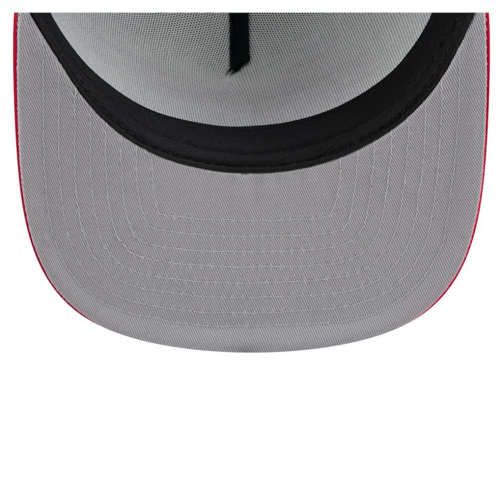Atlanta Braves New Era Retro Script Trucker 9FIFTY Snapback Hat - White/Red - New Era Lifestyle