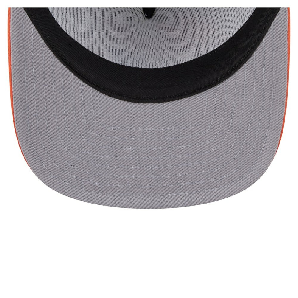 New York Mets New Era Retro Script Trucker 9FIFTY Snapback Hat - White/Orange - New Era Lifestyle