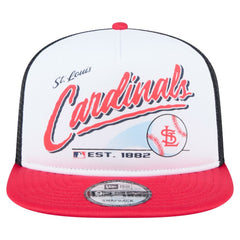 St. Louis Cardinals New Era Retro Script 9FIFTY Snapback Hat - White/Red - New Era Online