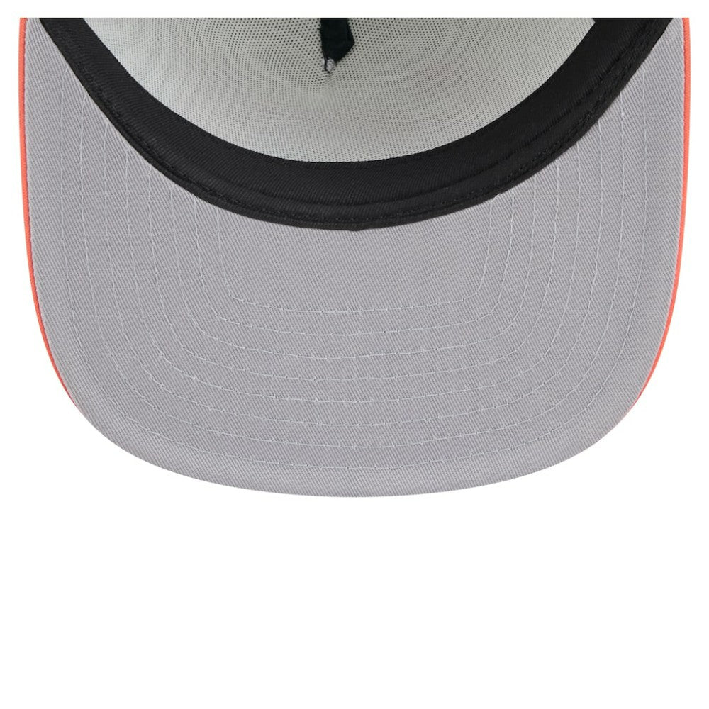 San Francisco Giants New Era Retro Script Trucker 9FIFTY Snapback Hat - White/Orange - New Era Discount
