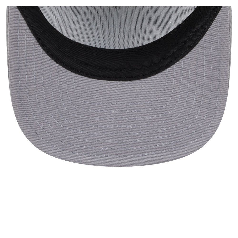 Los Angeles Dodgers New Era Retro Script Trucker 9FIFTY Snapback Hat - White/Gray - New Era Online