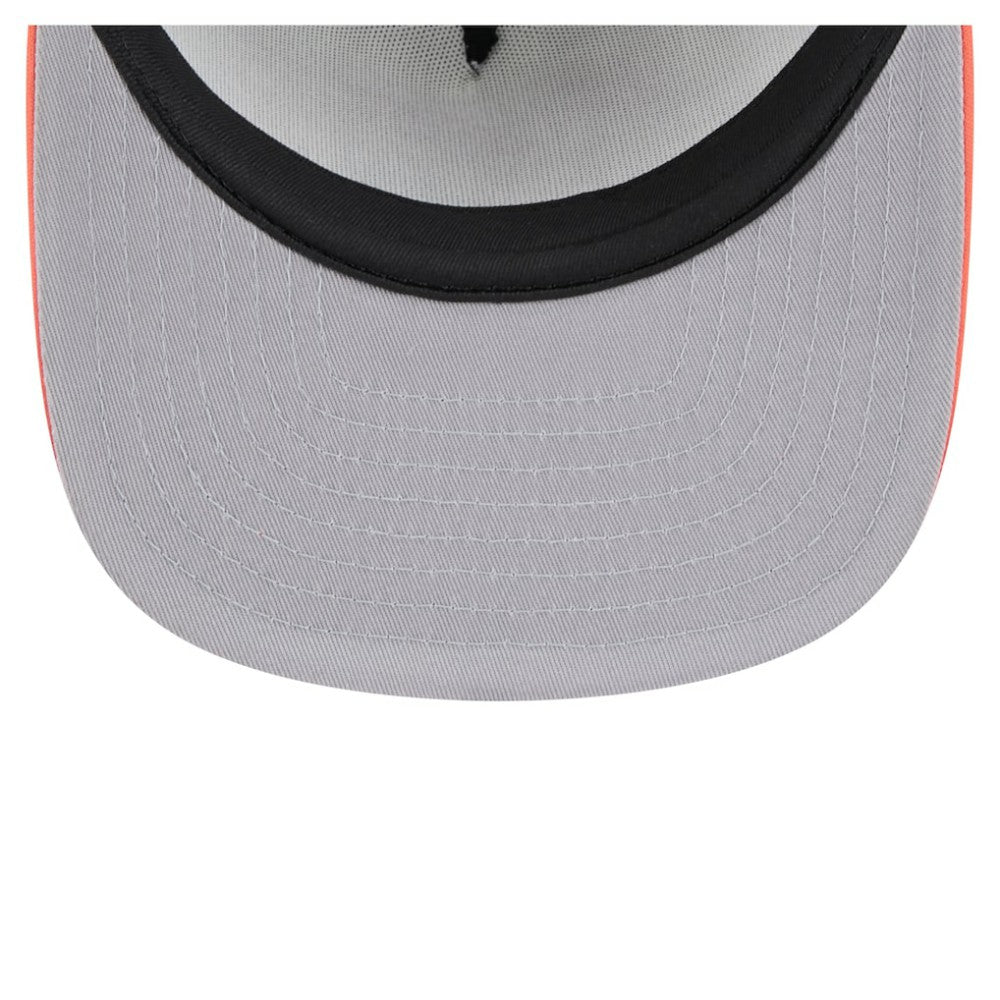 Houston Astros New Era Retro Script Trucker 9FIFTY Snapback Hat - White/Orange - New Era Discount